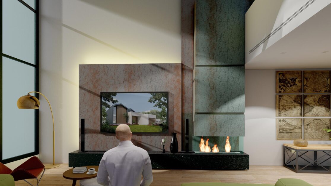 Proyecto de vivienda en ejecución