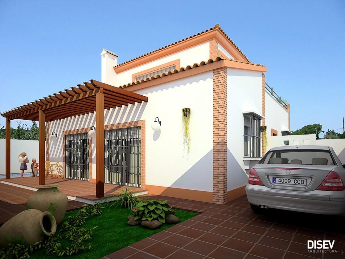 Proyecto de vivienda en ejecución