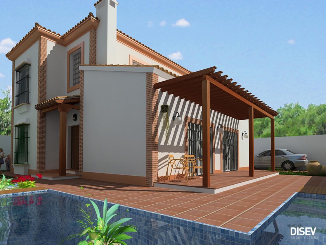 Proyecto de vivienda en ejecución