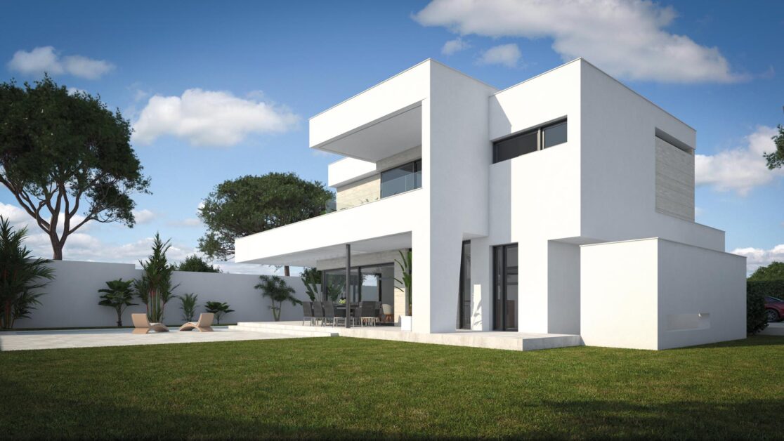 Proyecto de vivienda en ejecución