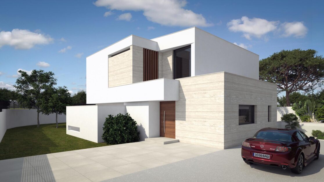 Proyecto de vivienda en ejecución