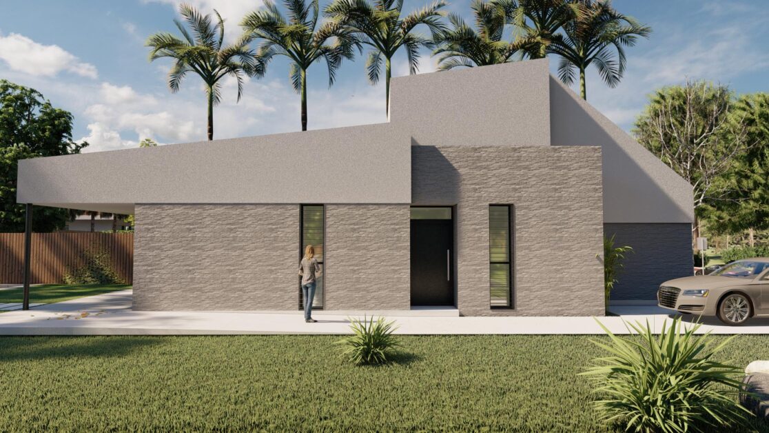 Proyecto de vivienda en ejecución