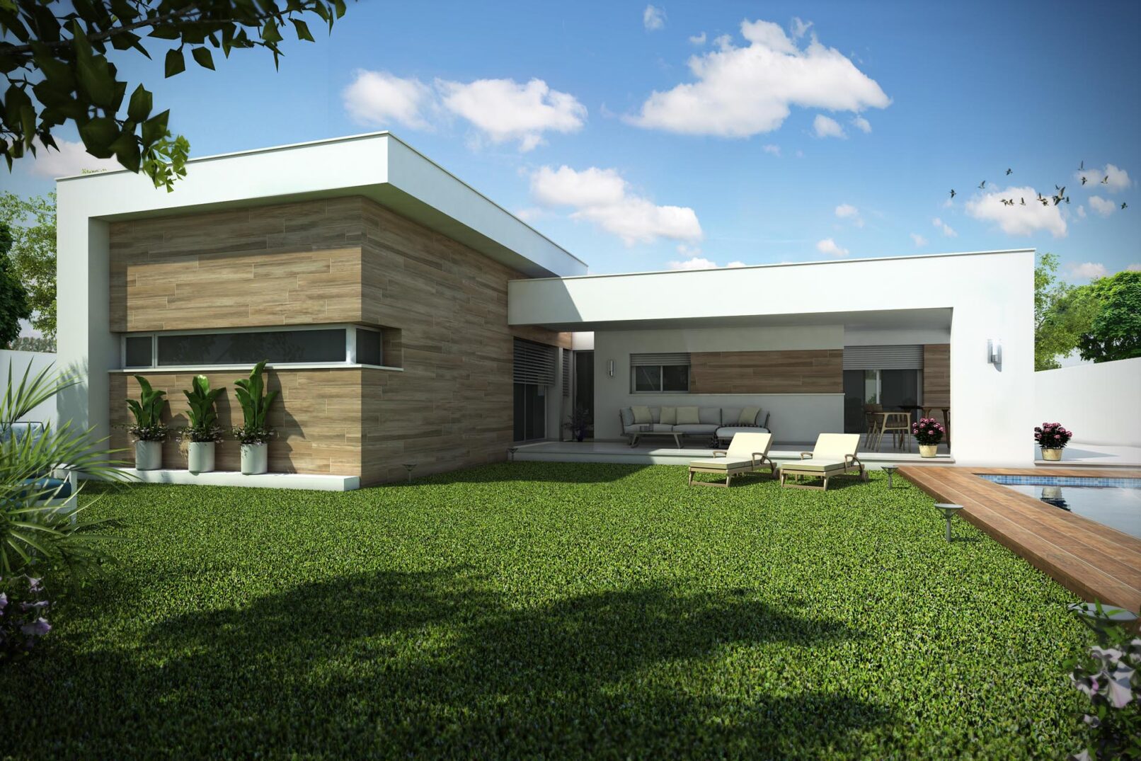 Proyecto de vivienda en ejecución