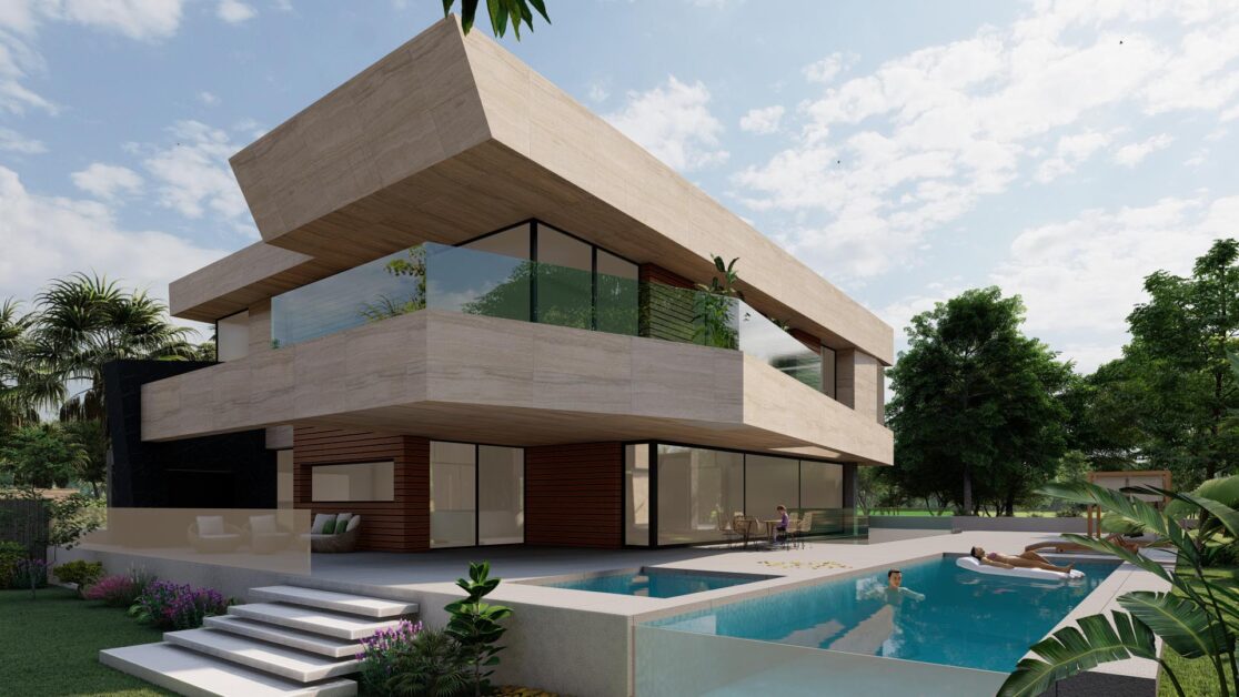 Proyecto de vivienda en ejecución