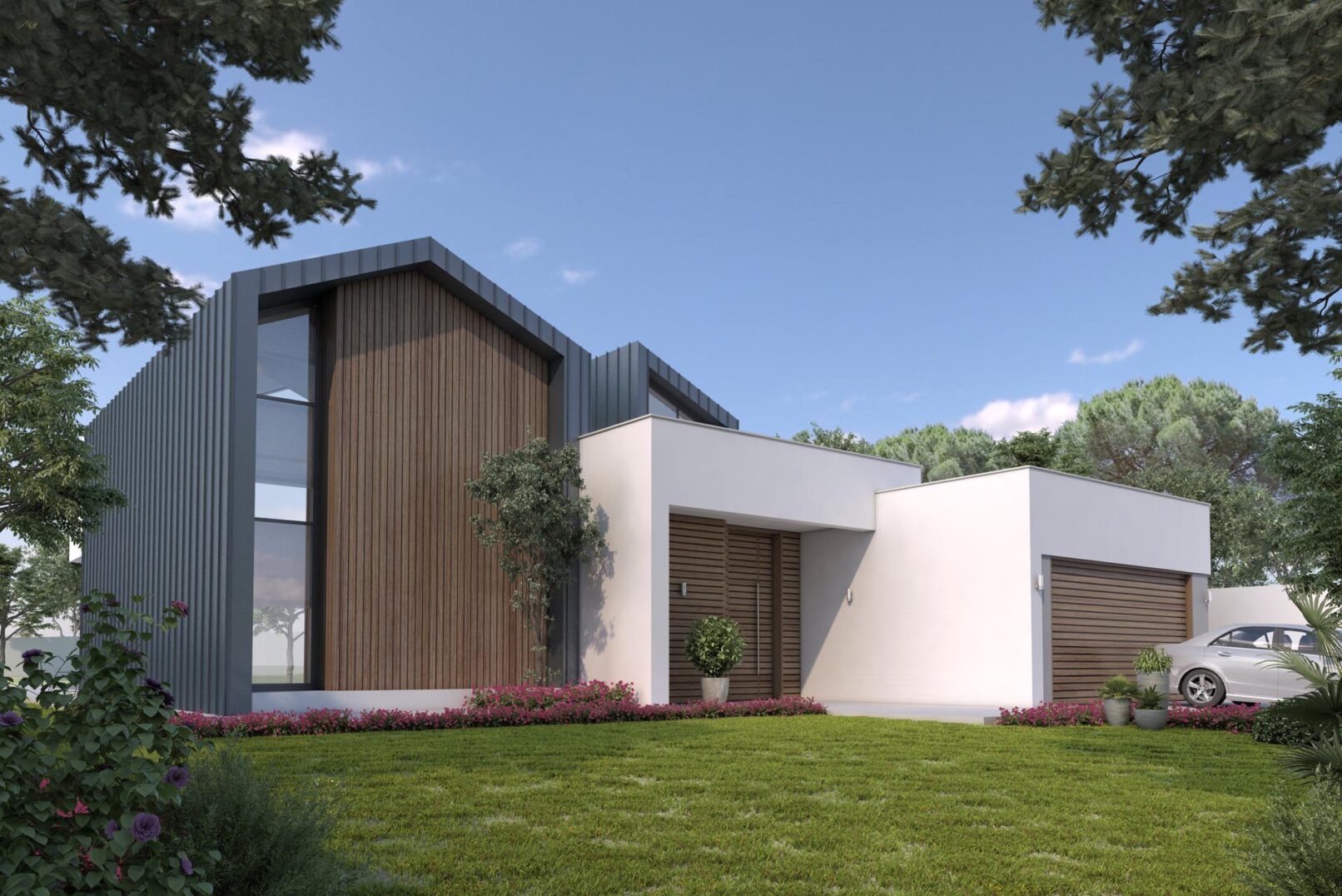 Proyecto de vivienda en ejecución