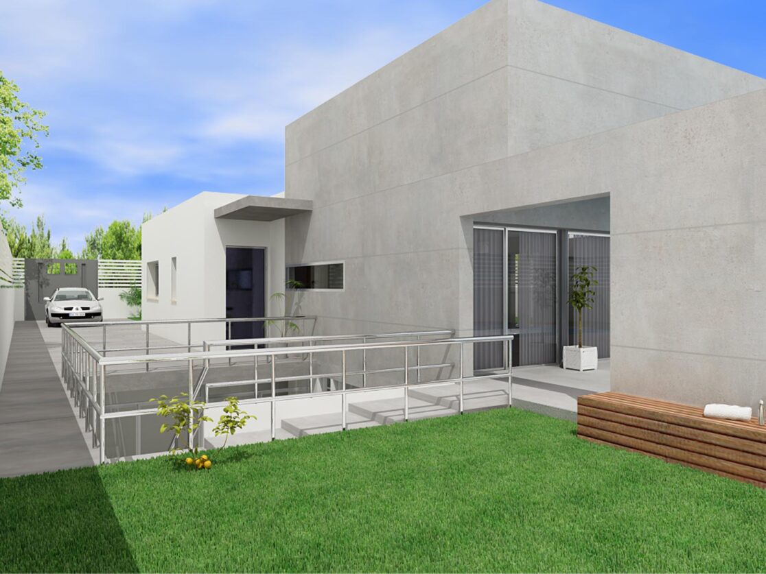 Proyecto de vivienda en ejecución